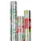 JAM Paper Ornament, Berry & Stripe Gift Wrap Set